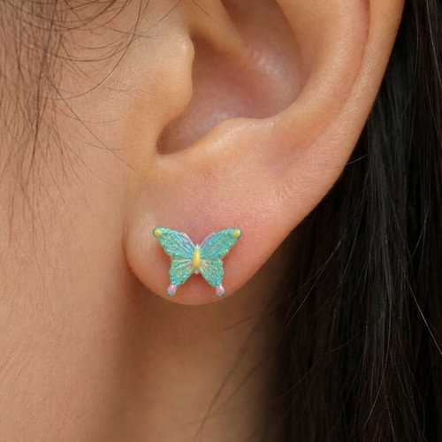 Handmade 3D Butterfly Magic Earrings in Multiple Colors