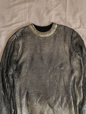 Shein women's gold metallic pullover like new, size XL