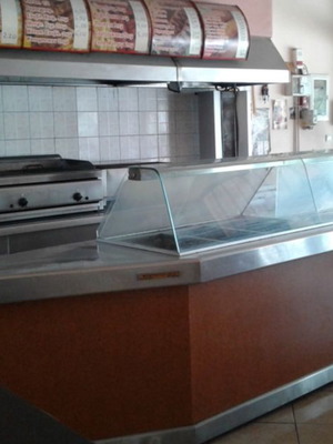 Πλήρης ανοξείδωτος εξοπλισμός γυράδικου μεταχειρισμένος