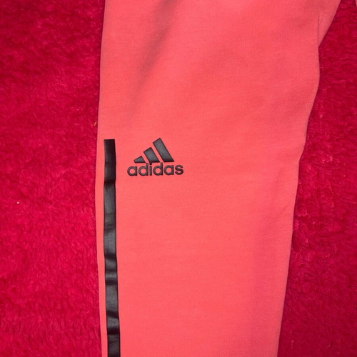 Adidas leggings in coral pink color like new