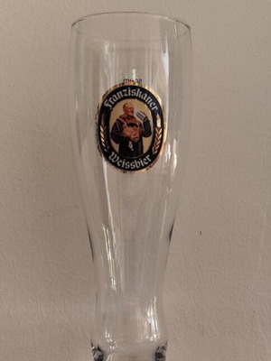 Franziskaner beer glass 0.5 l