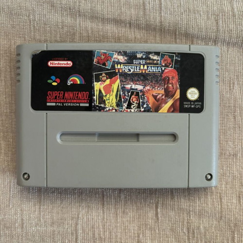 WWF Super Wrestlemania Super Nintendo SNES game used