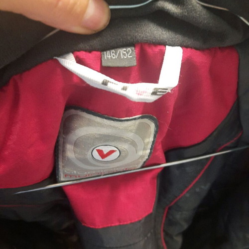 Children's jacket used, white and red, for girls and boys