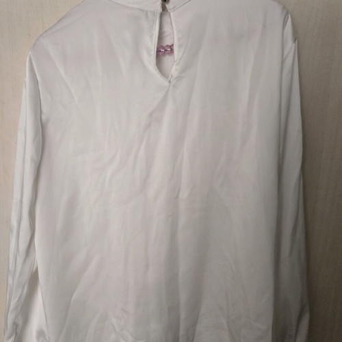 Shirt with Mao collar like new, size M, white
