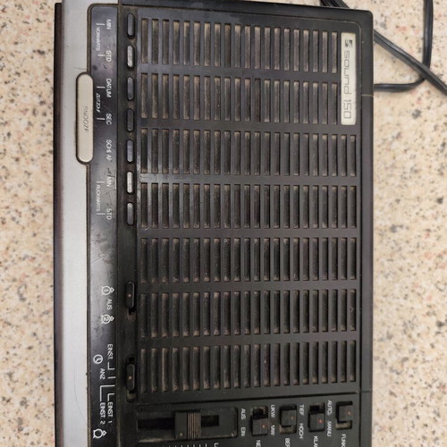Vintage radio alarm clock used, working condition
