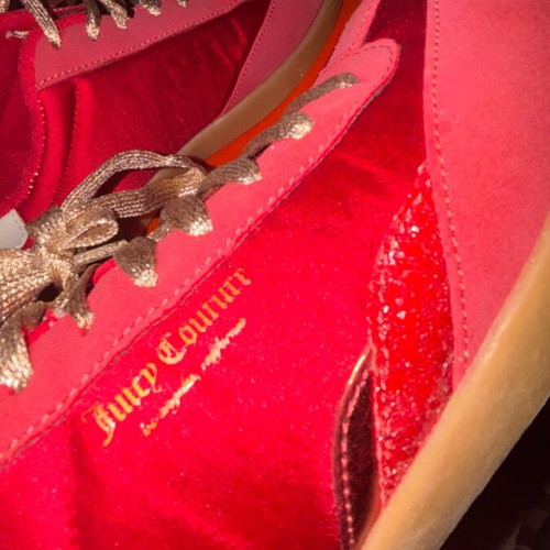 Juicy Couture athletic shoes like new, red, size 40