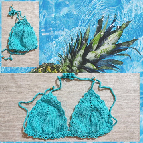 Handmade knitted swimwear new, one size fits M-XL