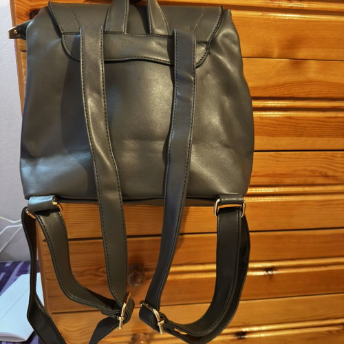Backbag gray fabric backpack like new