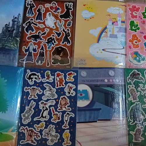 Make-A-Scene Retro Game Set Vintage 2000s with Reusable Stickers
