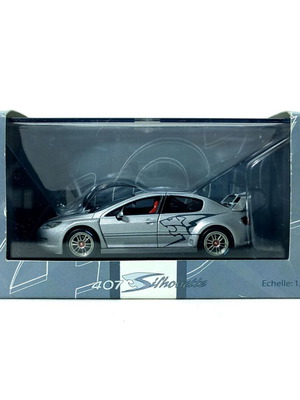Peugeot 407 Silhouette Concept 2004 Silver 1:43 Diecast New