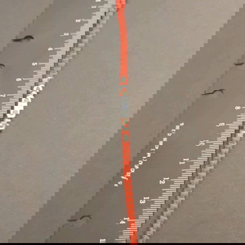 Babylonia κόκκινο βραχιόλι για μικρό καρπό μεταχειρισμένο, 16 cm