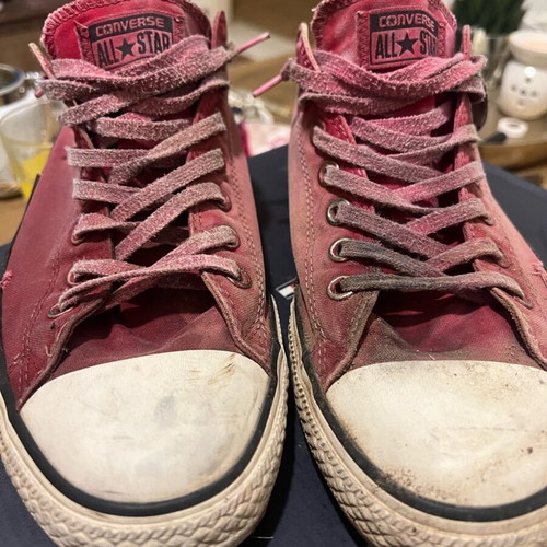 Converse All Star used sneakers red size 46
