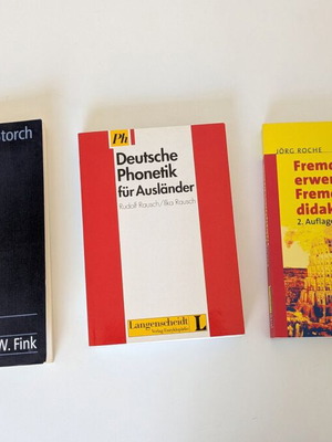 Books on Didactics of German as a Foreign Language used, set of 3