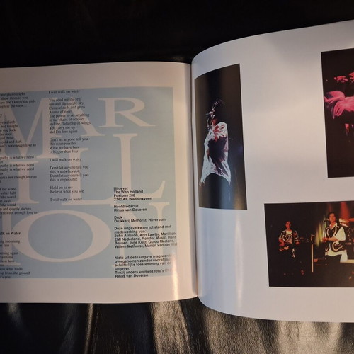 Marillion The Hogarth Lyrics book signed, used, English