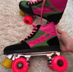 Leather roller skates like new, size 38