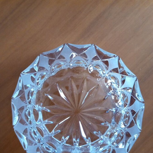 Set of 2 Vintage Lead Crystal Ashtrays / Bowls, 1980