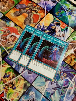 Playset 3x Called by the Grave L26D Yu-Gi-Oh! cards