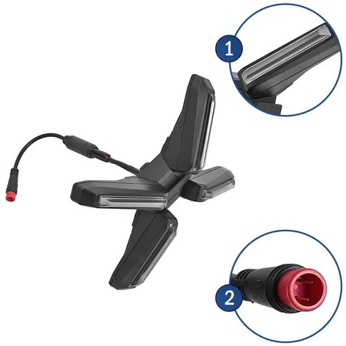 X lights for Segway ZT3 Pro electric scooter with 2-pin new