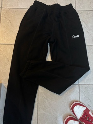 Corteiz sweatpants new, size S, black