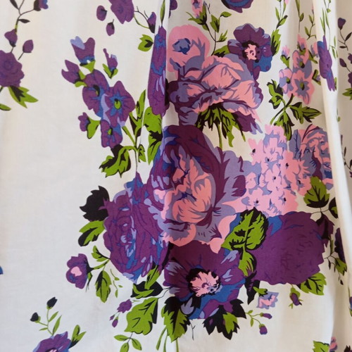 Cotton girls dress new for 9-10 years with belt and zipper