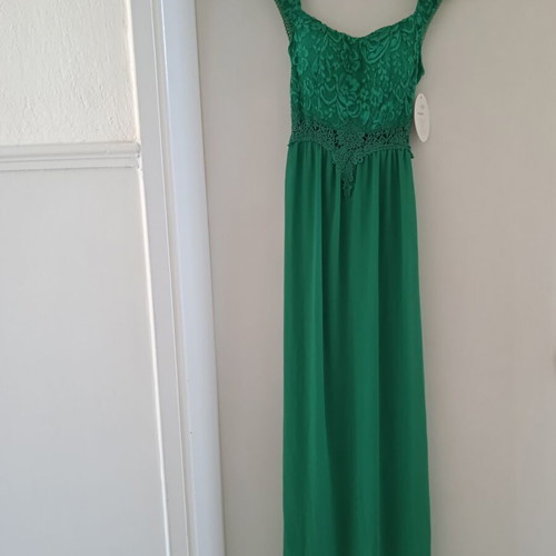 Summer formal dress new one size green