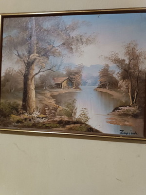 Oil painting "Autumn landscape"