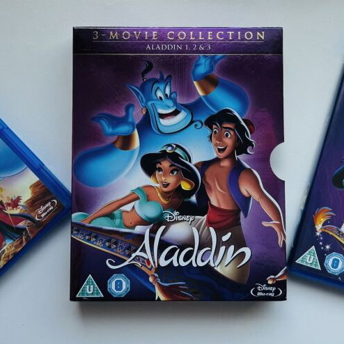 Aladdin 3 Movie Boxset Blu-ray Like New, Greek Dubbed