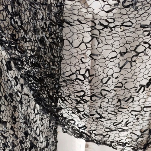 Handmade spring formal scarf/shawl new, black