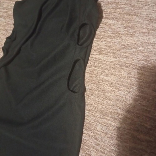 Pull & Bear Black Bodycon Mini Dress XL Like New
