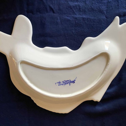 Handmade decorative Sidéris platter like new, Porto Heli