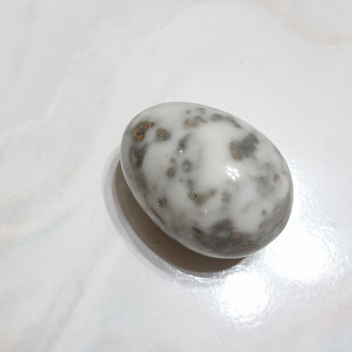 Egg from semiprecious stone Agate Opal used, decorative collectible