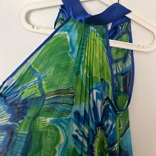 Dress with pleats like new, size L / 40 / 12
