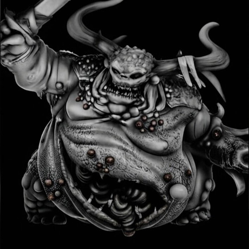 Great Unclean One resin 3D printed miniature for Warhammer 40,000