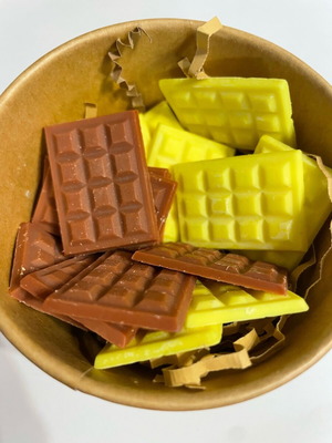 Waxmelts mini chocolate καινούργια, 16 σοκολατίτσες με αρώματα banoffee και chocolate praline