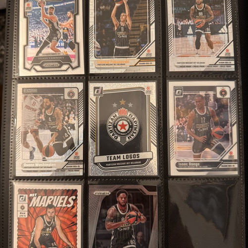 Partizan Belgrade Panini EuroLeague Cards lot of 21, like new