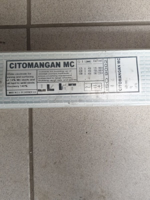 Erlicon Citocut and Citomangan Electrodes New