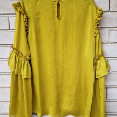Primark blouse mustard color like new, size S