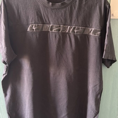 Nike T-Shirt embroidered logo XL black used