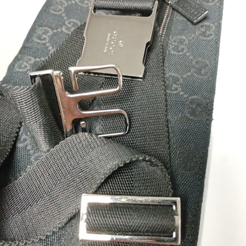Gucci GG Canvas Waist Bum Belt Bag black, like new