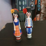 Vintage wooden Bulgarian souvenirs used