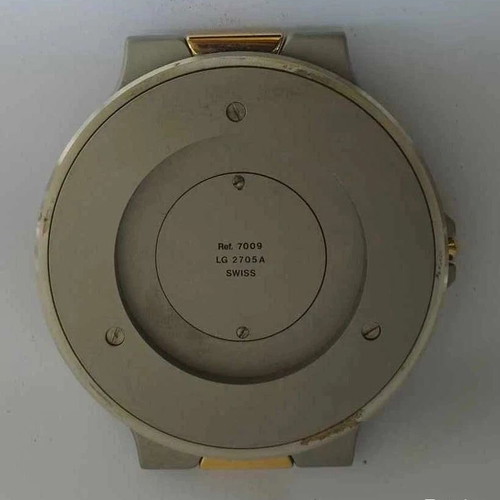 Longines Conquest table clock used with wooden base