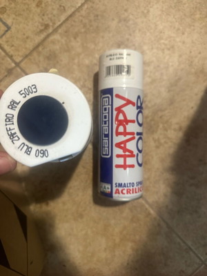 Saratoga acrylic spray paint 400ml dark blue RAL 5003, 2 pieces