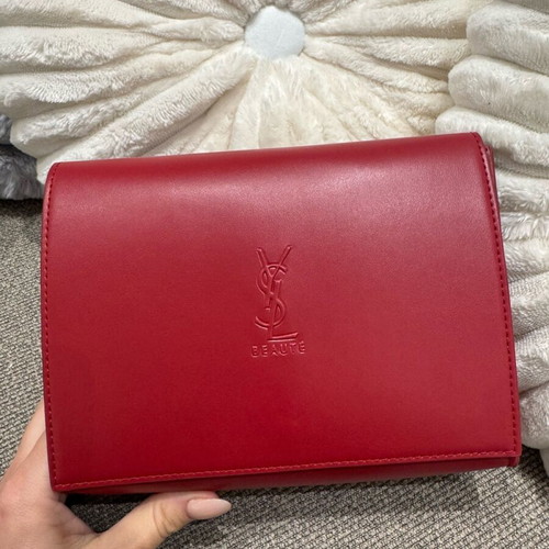 YSL Beauté Set with Mascara and Lipstick with Pouch New