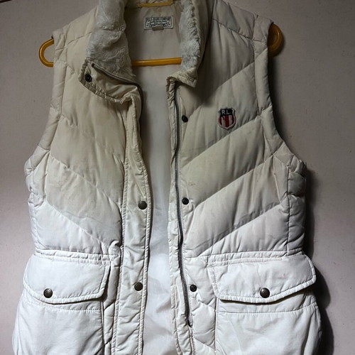 Polo Ralph Lauren women's sleeveless vest used, beige, size M