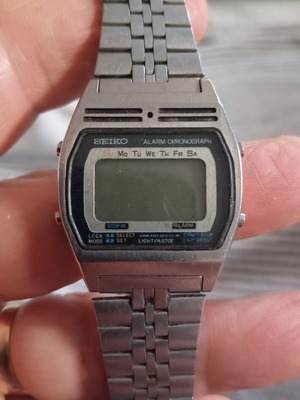 Seiko vintage ρολόι χειρός, ασημί
