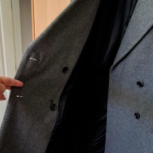 Zara grey coat like new, size S