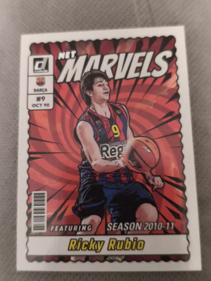 Panini Donruss EuroLeague Net Marvels Ricky Rubio #19 like new