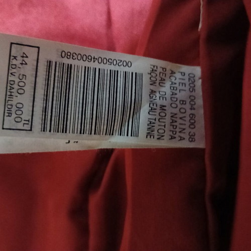 Leather jacket Trafaluc red size 38 like new