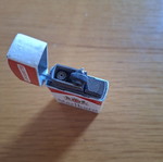 Marlboro Collectible Metal Gas Lighter Used