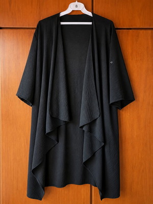 Tunic jacket new, black, one size